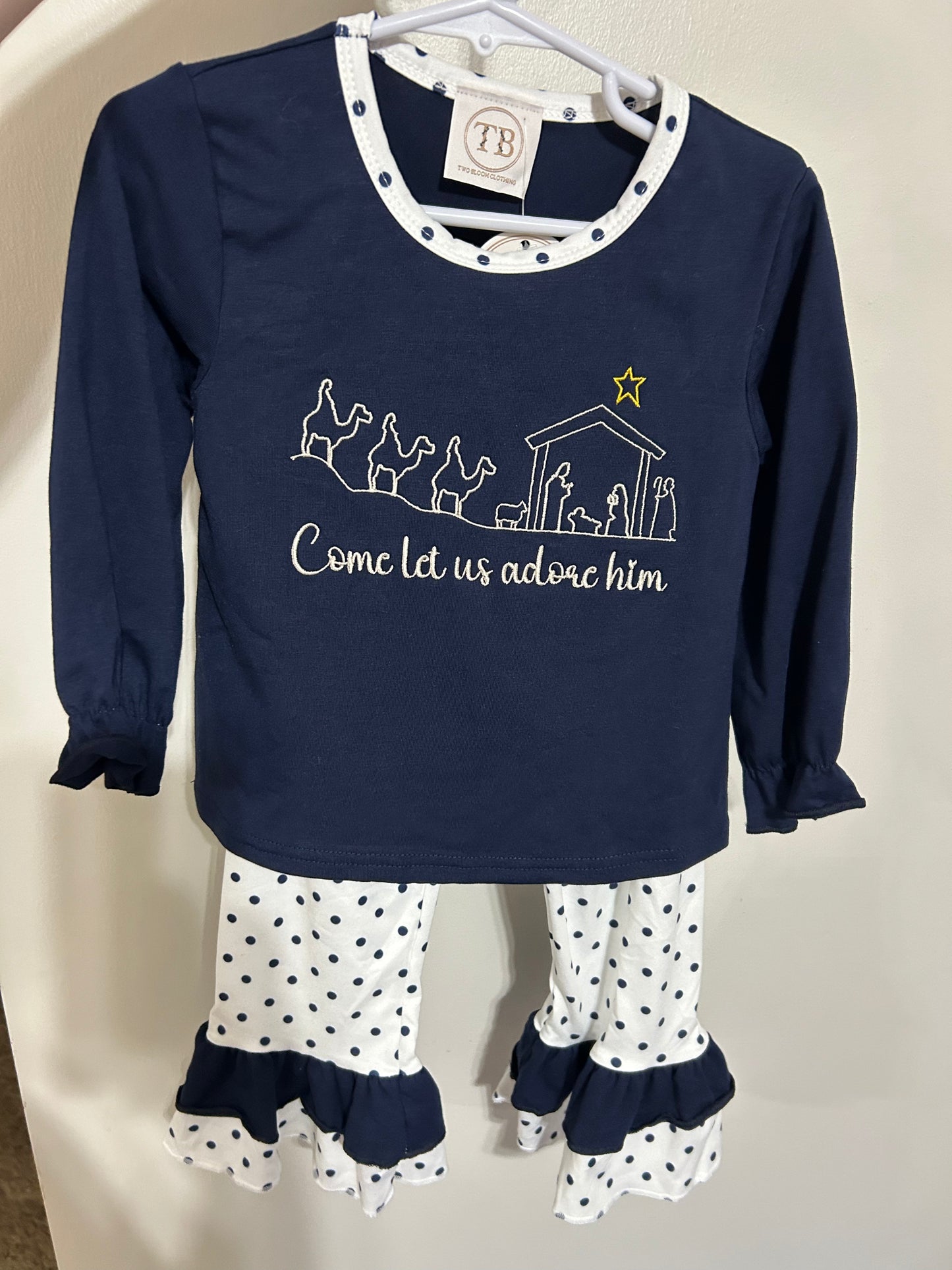 Nativity Girls Pants Set