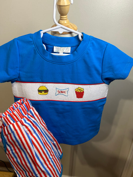 Sonic Boys Shorts Set