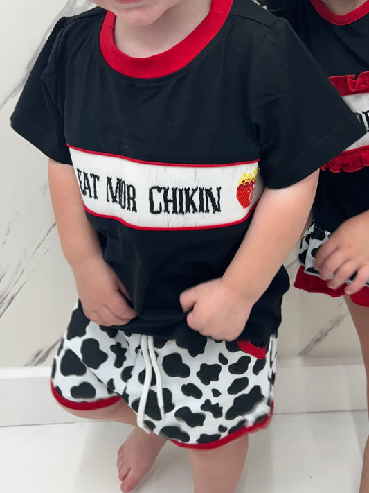 Boys Eat Mor Chikin Shorts