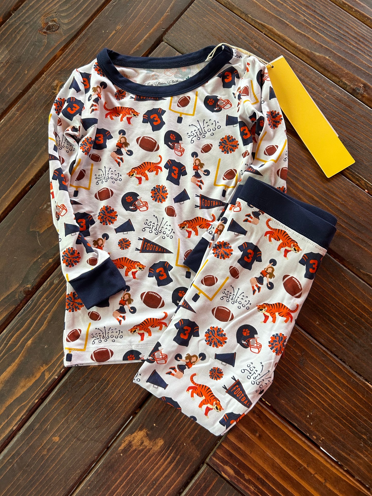 Navy/Orange Two Piece Set