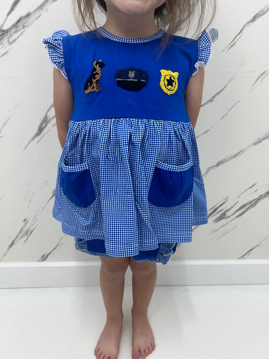 Girls Back the Blue Shorts