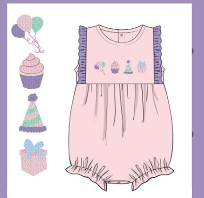 Birthday French knot Bubble