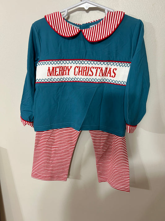 Merry Christmas Pants Set
