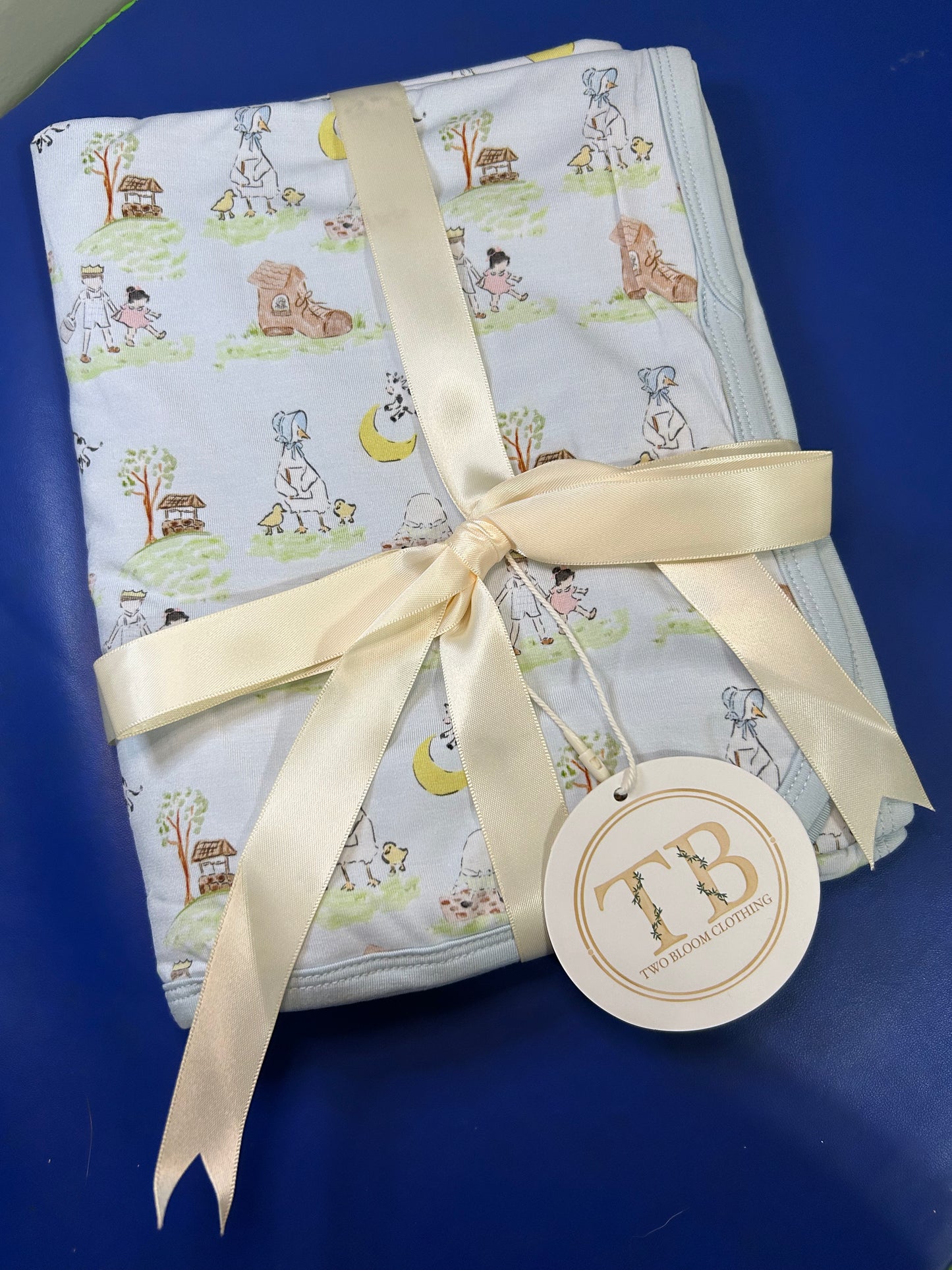 Nursery Rhyme Bamboo Blanket