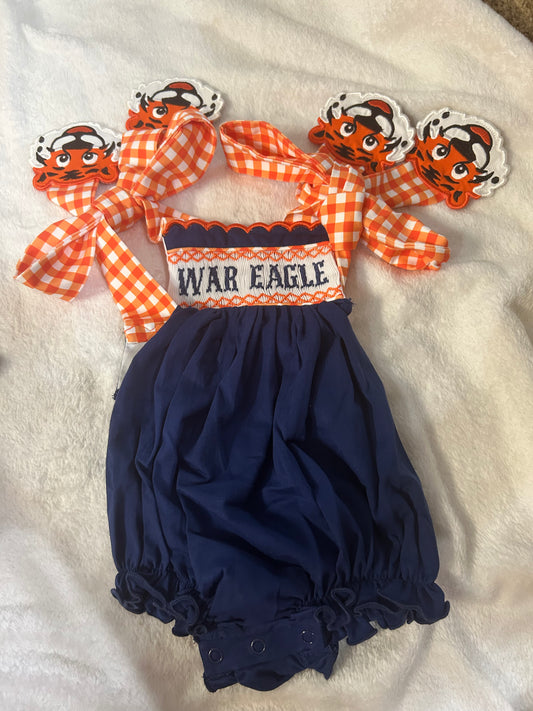 War Eagle Smocked Bubble