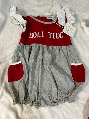 Roll Tide French Knot Bubble